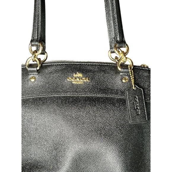 Coach Brooke carryall F25397 black purse handbag - Picture 2 of 6